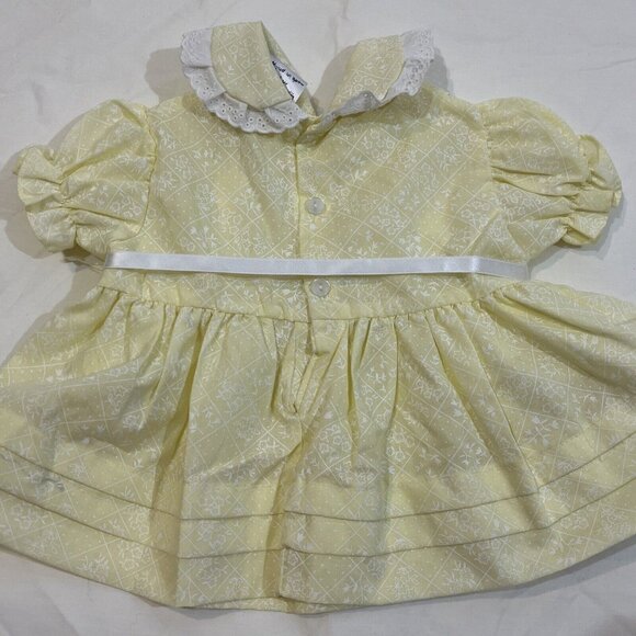 6pc Baby Girls 3-6mo Dress Outfit Lot Floral 90s - Picture 4 of 8